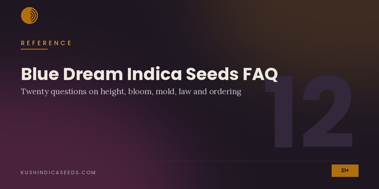 Section banner noting twenty questions on height, bloom, mold, law and ordering